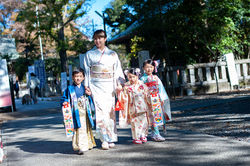 布多天神社の七五三
