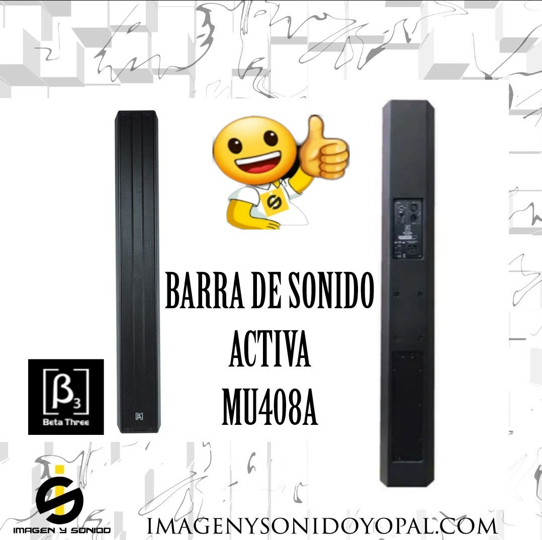 BARRA DE SONIDO ACTIVA BETA3 MU408A