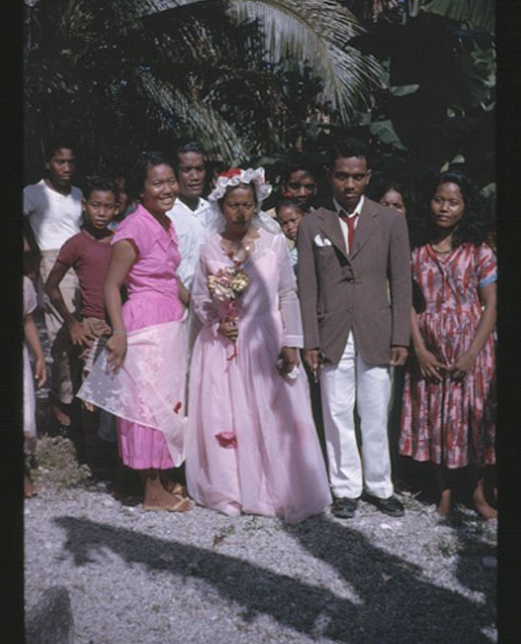 Takio and Iaeko wedding 8-23-1963 - Photo by Robert Kiste, Source -Robert C Kiste Collection, UHawai