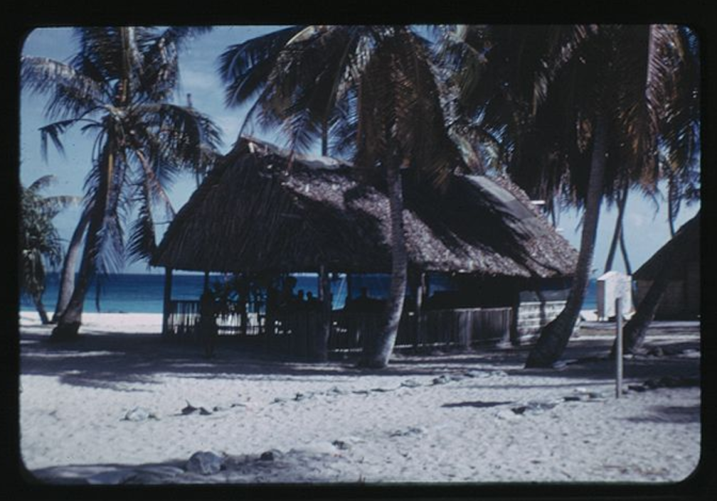 Rongerik, School House, 2-6-1948, Photo by Leonard Mason, Robert C. Kiste Collection, UHawaii, Manoa