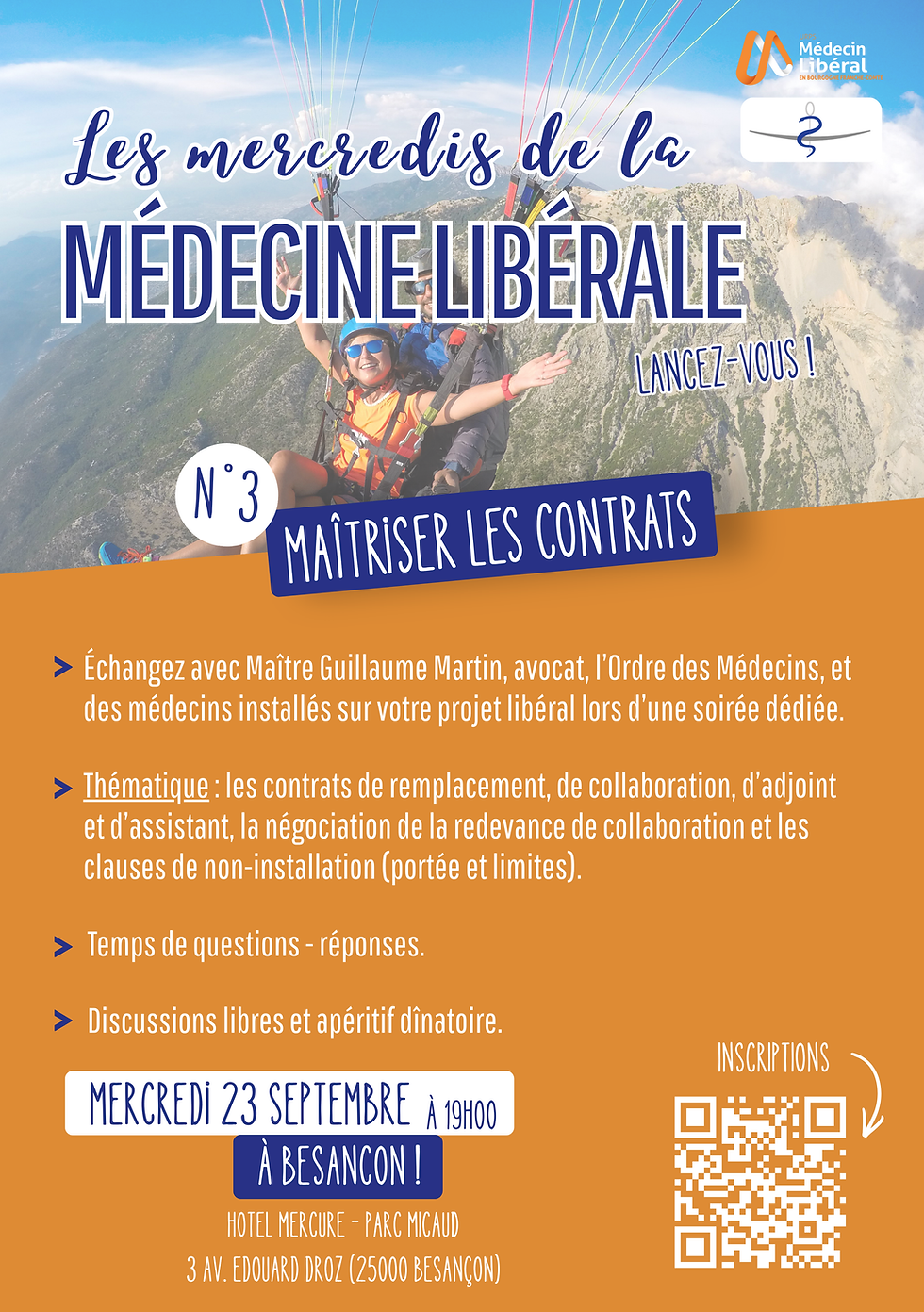 LES MERCREDIS DE LA MÉDECINE LIBÉRALE