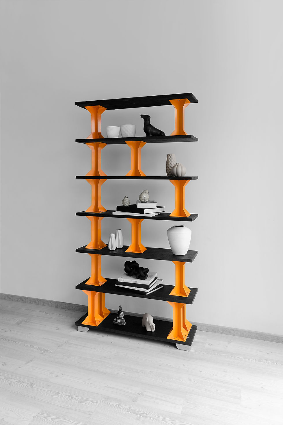 Thumbnail: Librero Naranja-Negro