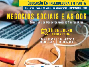 Startei capacita professores no evento Sebrae: Negócios Sociais e as ODS