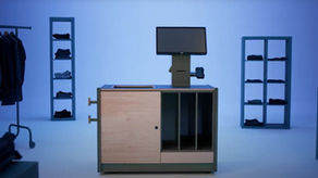 Meuble d'encaissement autonome iD SCO Pro de Nedap