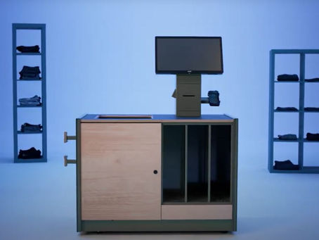 Meuble d'encaissement autonome iD SCO Pro de Nedap