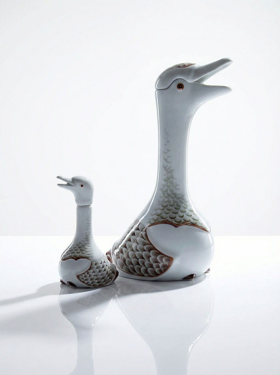 Miniature : Duo carafe & mignonnette vintage 80's Haviland Castel d'après Sandoz pour Chabot