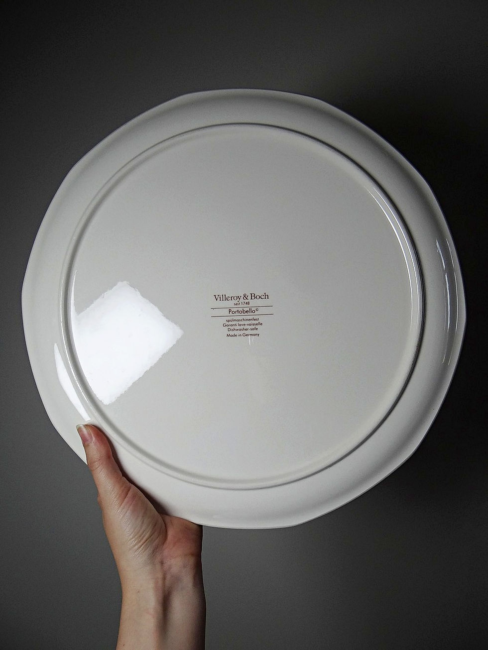 Miniature : Grand plat à tarte Villeroy & Boch Portobello vintage années 80-2000