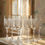 Miniature : Set de 6 flûtes à champagne en cristal de Lorraine taillé main