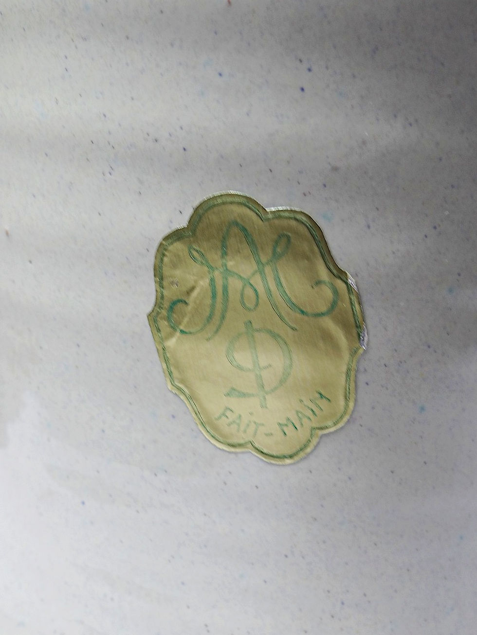 Miniature : Grand vase bonbonne botanique en terre cuite émaillée "Bistorta" vintage