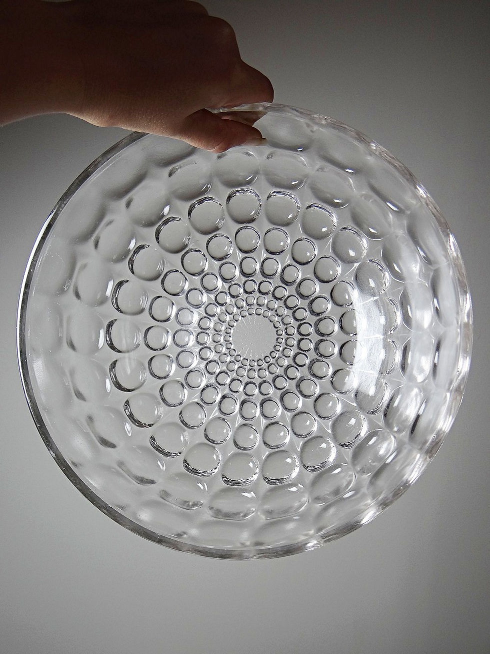 Miniature : Très rare grand saladier "Billes" René Lalique verre, ancien Art Déco circa 1937