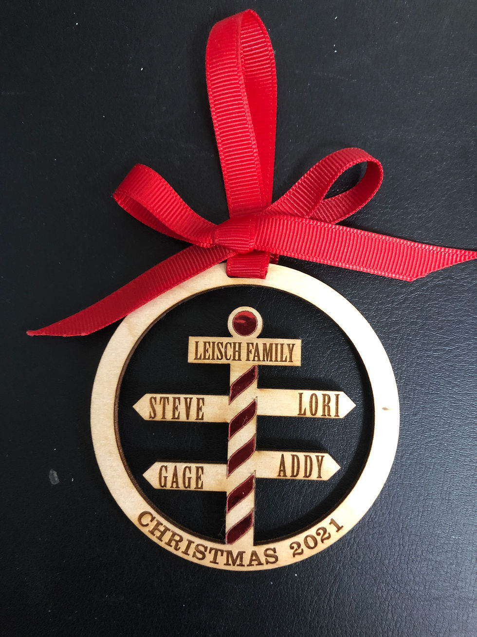 Thumbnail: 2021 CUSTOMIZED HOLIDAY ORNAMENT