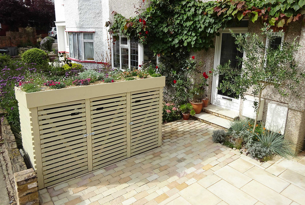 How to make a Bin Store with a Green Roof