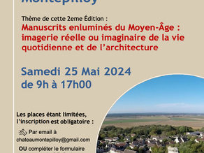 2ème édition des Rendez-Vous de Montépilloy consacrée aux Manuscrits enluminés du Moyen-Âge