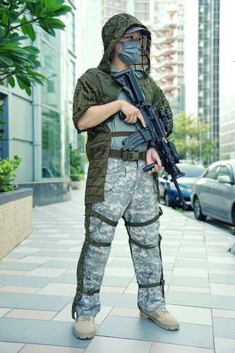 個人装備 MILITARY STYLE SAM Zen Devils - the Ghost Tactical Vest (black) Plate Carrier