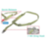 MK-17 1" ELASTIC QUICK RELEASE SLING