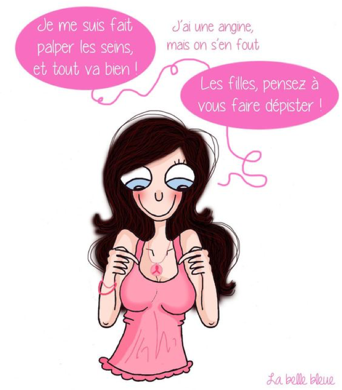 blog, Titsup, Cancer du sein, prévention, bons conseils, parlons-en, La Belle Bleue, dépistage, palpation, auto-palpation