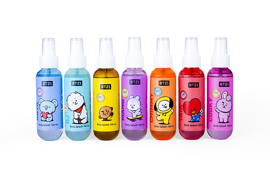 BT21 é composto por personagens únicos: Koya, RJ, Shooky, Mang, Chimmy, Tata, Cooky e Van - Divulgação