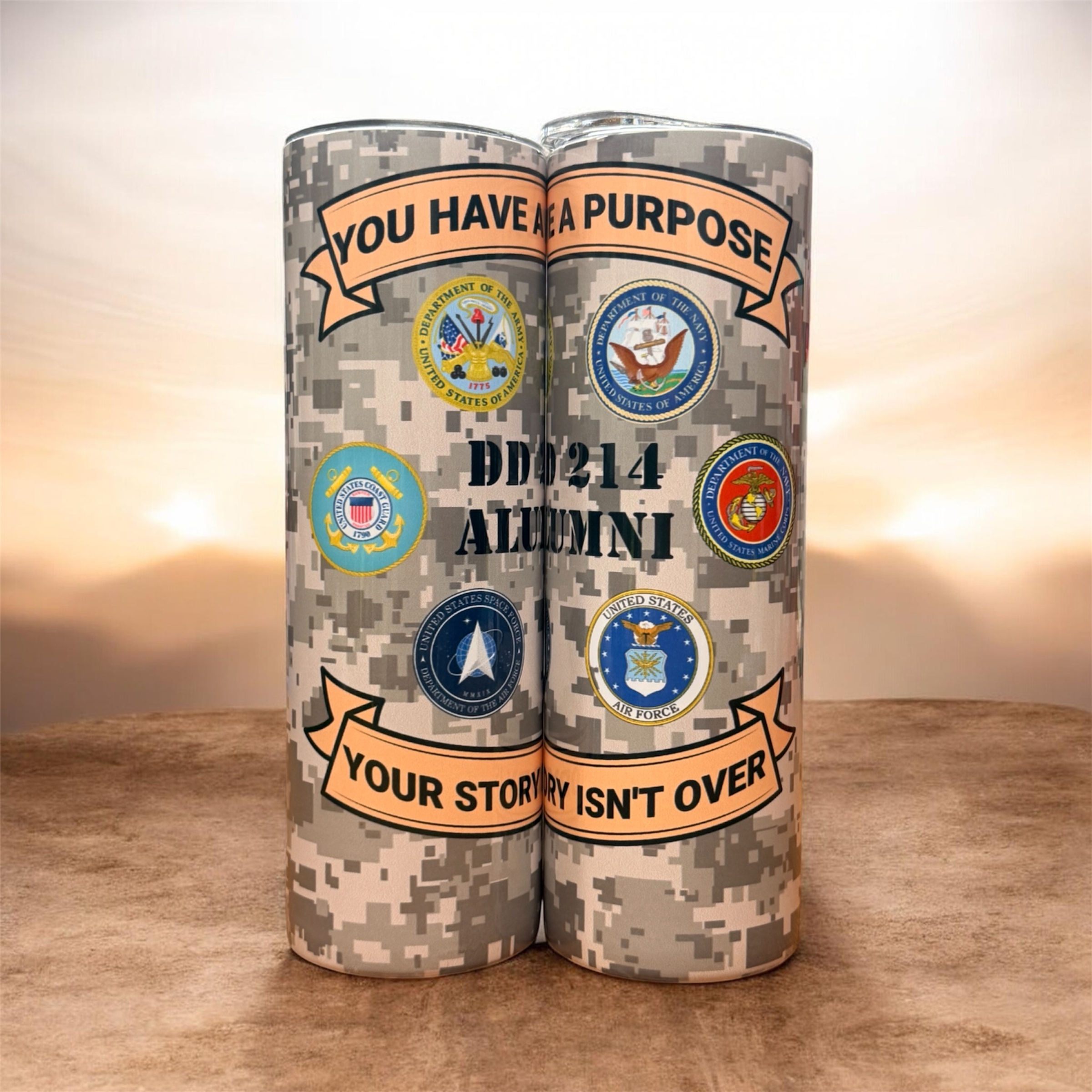 DD-214 Alumn 30oz Tumbler