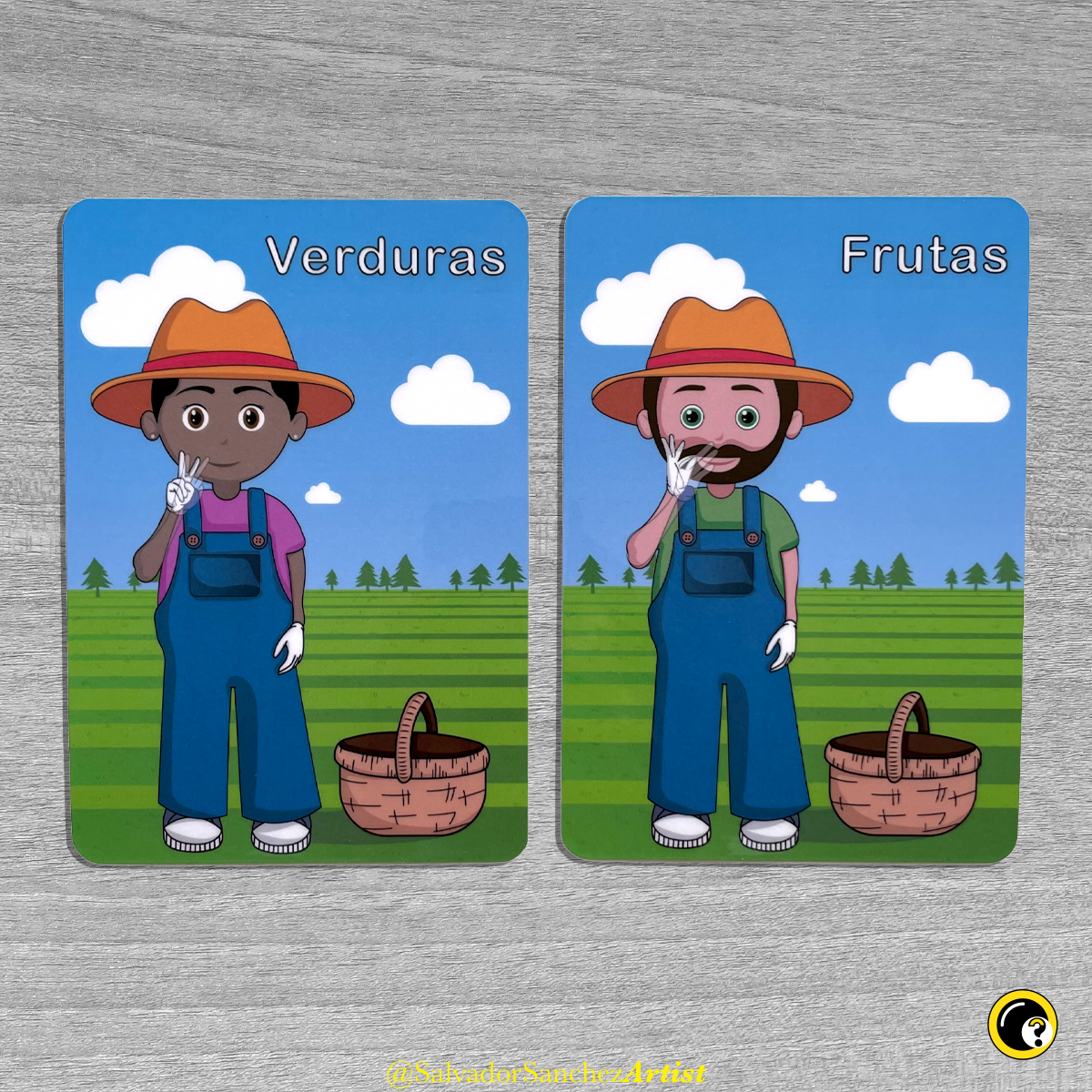 Señas de frutas y verduras en ASL
