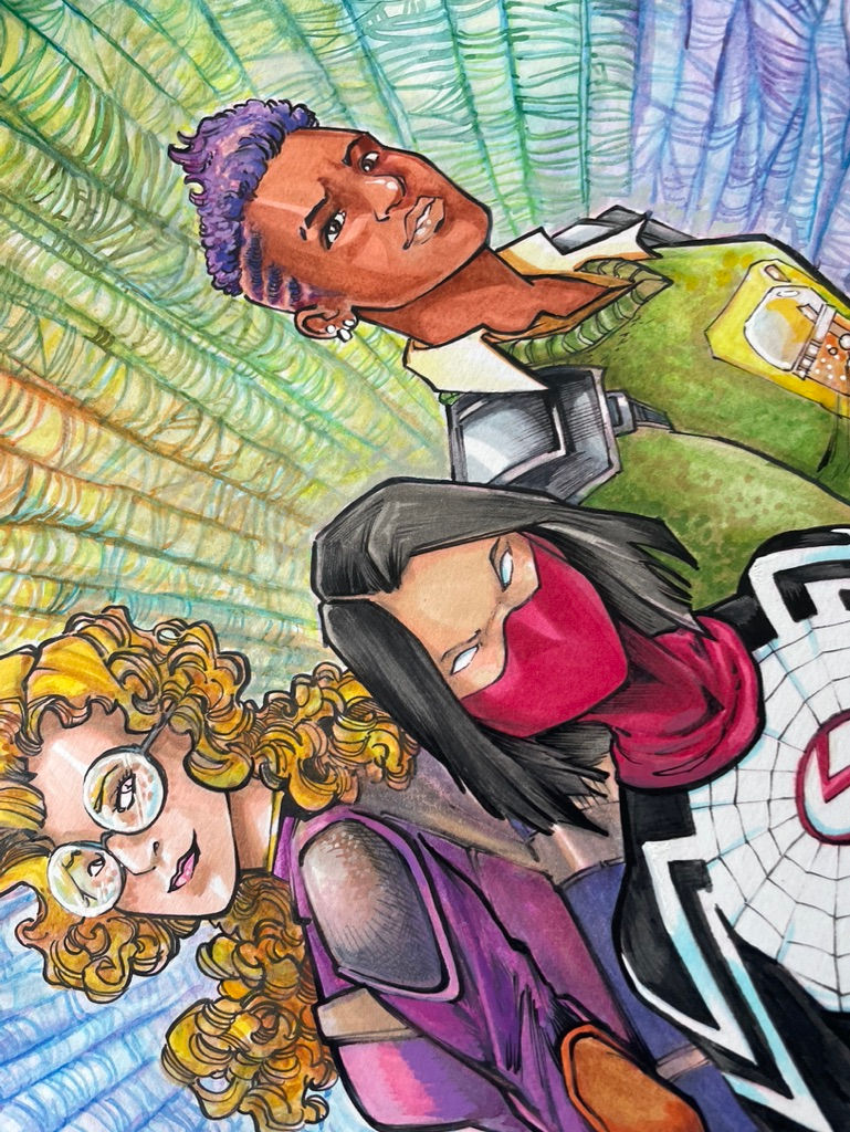 Thumbnail: Silk Squad (11x14)
