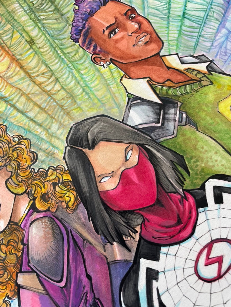 Thumbnail: Silk Squad (11x14)