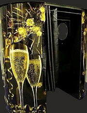 Champagne Photo Booth Enclosed Photo Boo