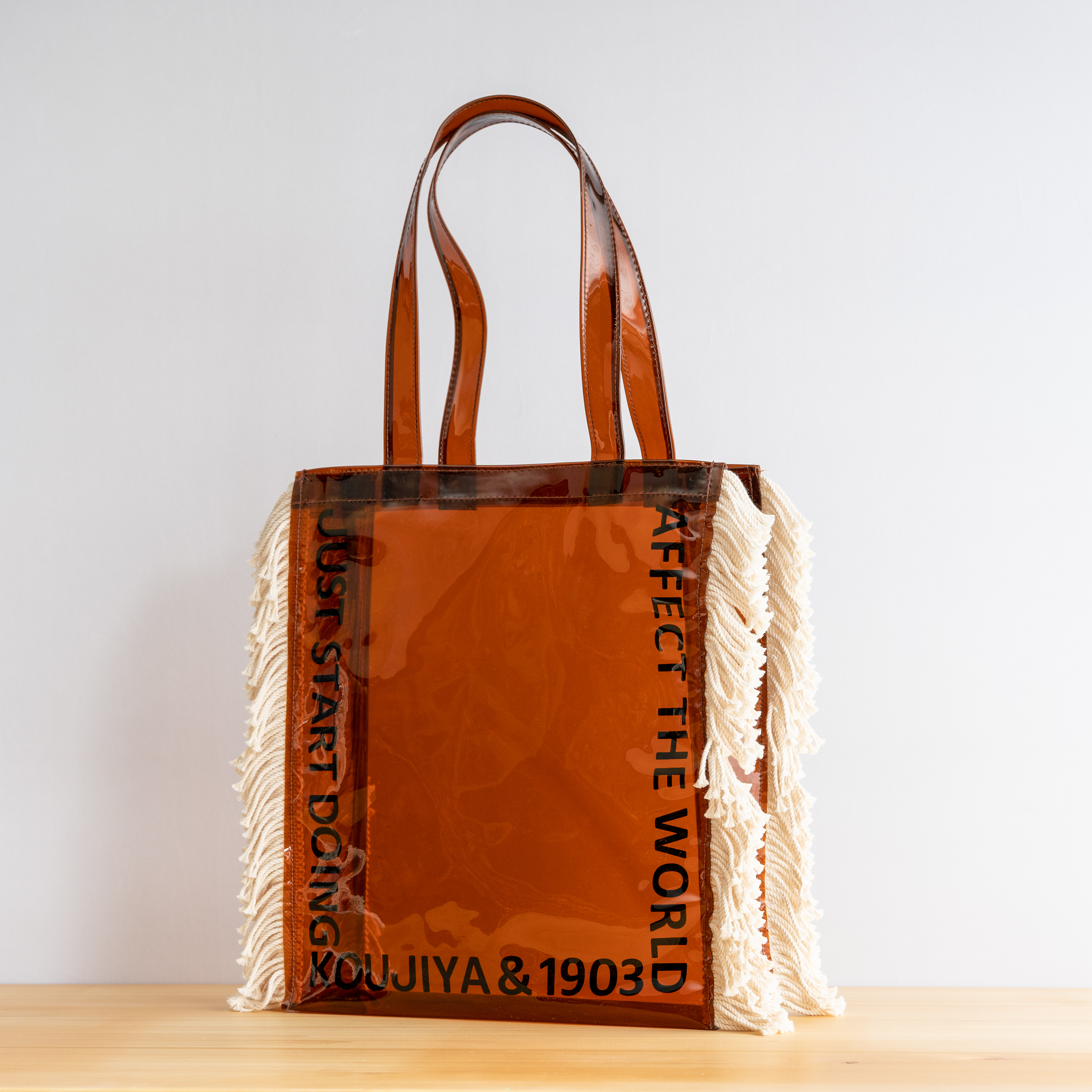 ビニールMOPPAR BAG brown
