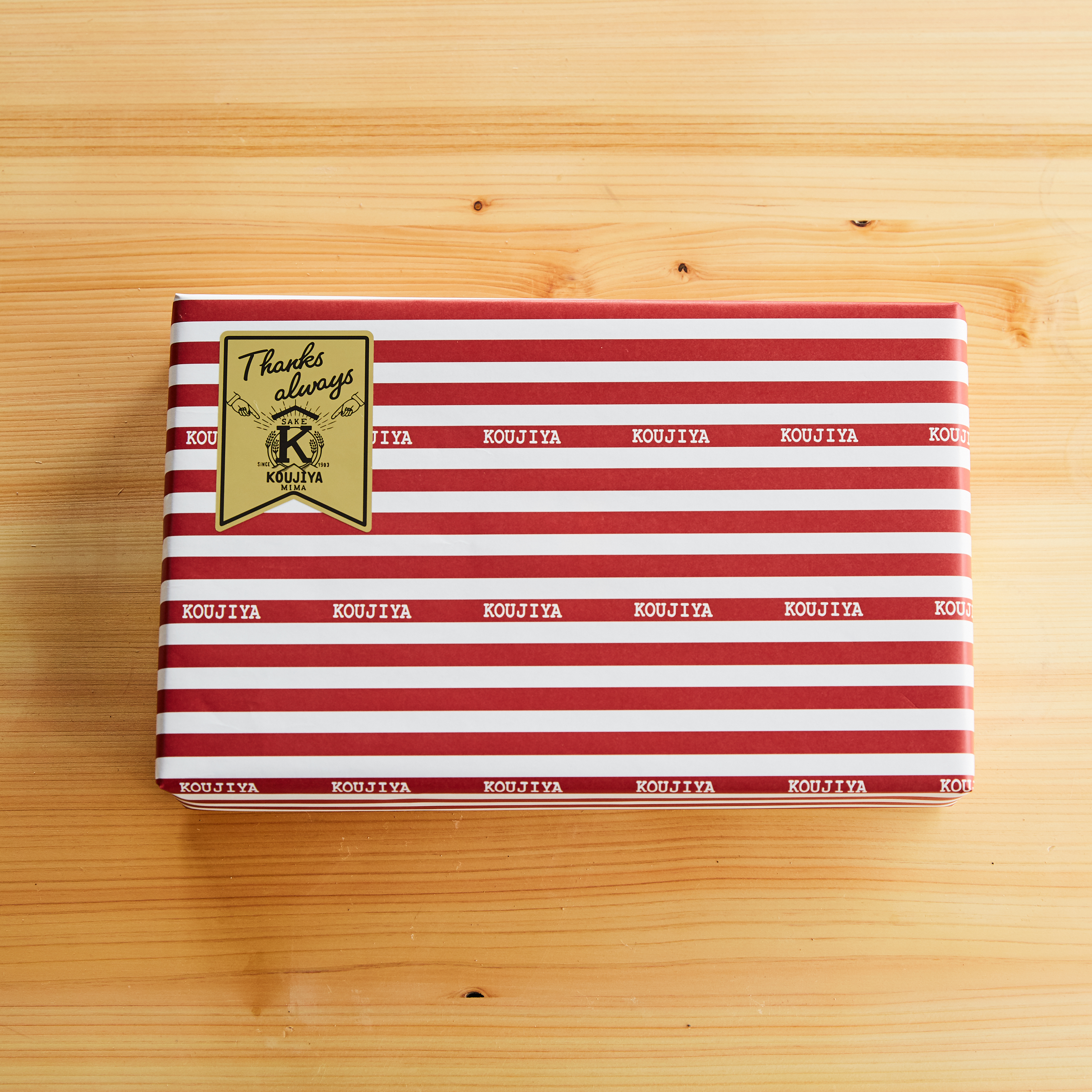 KOUJIYA ORIGINAL WRAPPING REDSTRIPE