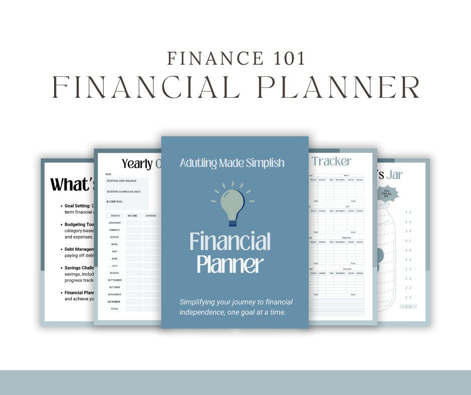 Adulting Made Simplish: Financial Planner