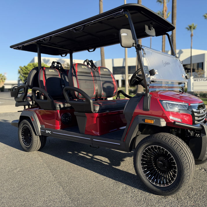 Epic golf cart: 0% APR financing available, OAC. Offer ends 12/31/2026.