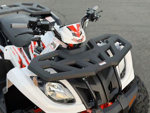 Front rack of 2025 Kayo Bull 300 EFI ATV, extra storage at Corona Powersports.