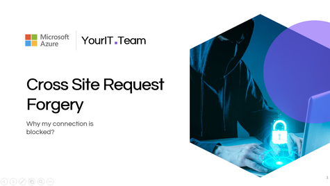 Cross Site Request Forgery - Why my connection is blocked?