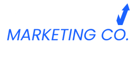 Jackson Marketing Co. white and blue logo