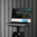 Laptop displaying TThompson Contracting Inc. , Designed by Jackson Marketing Co.