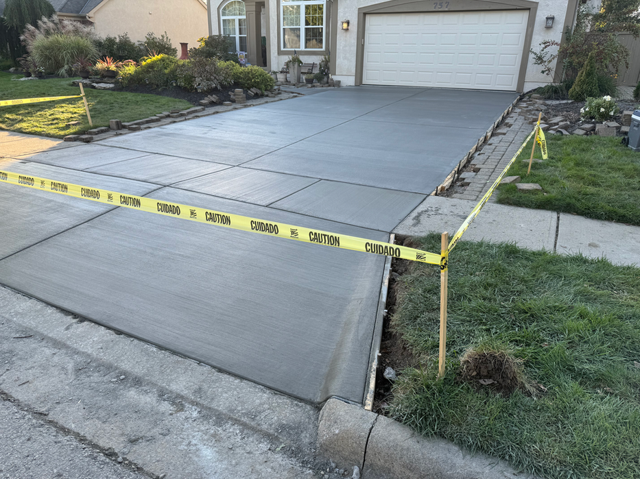 Driveway and walkway construction in Ashland Ohio