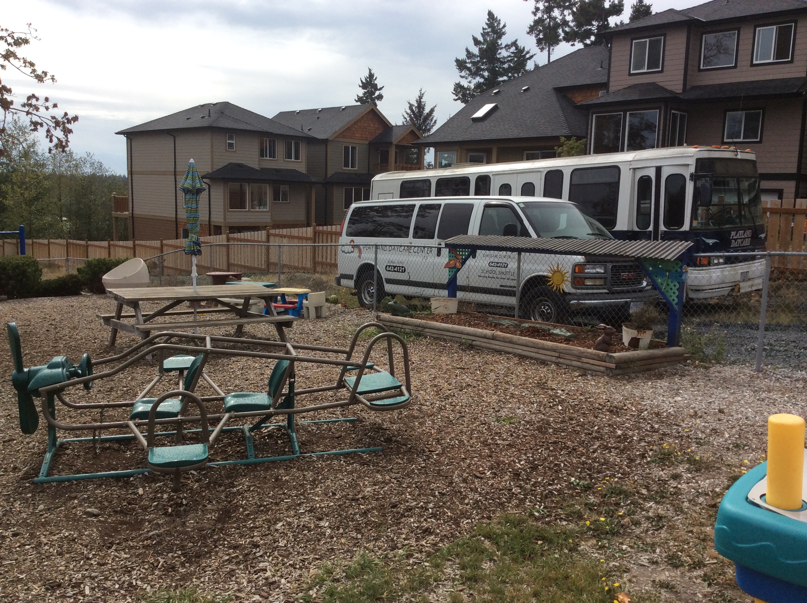 Group Daycare Backyard
