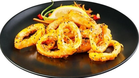Калмари в сладко-кисел сос