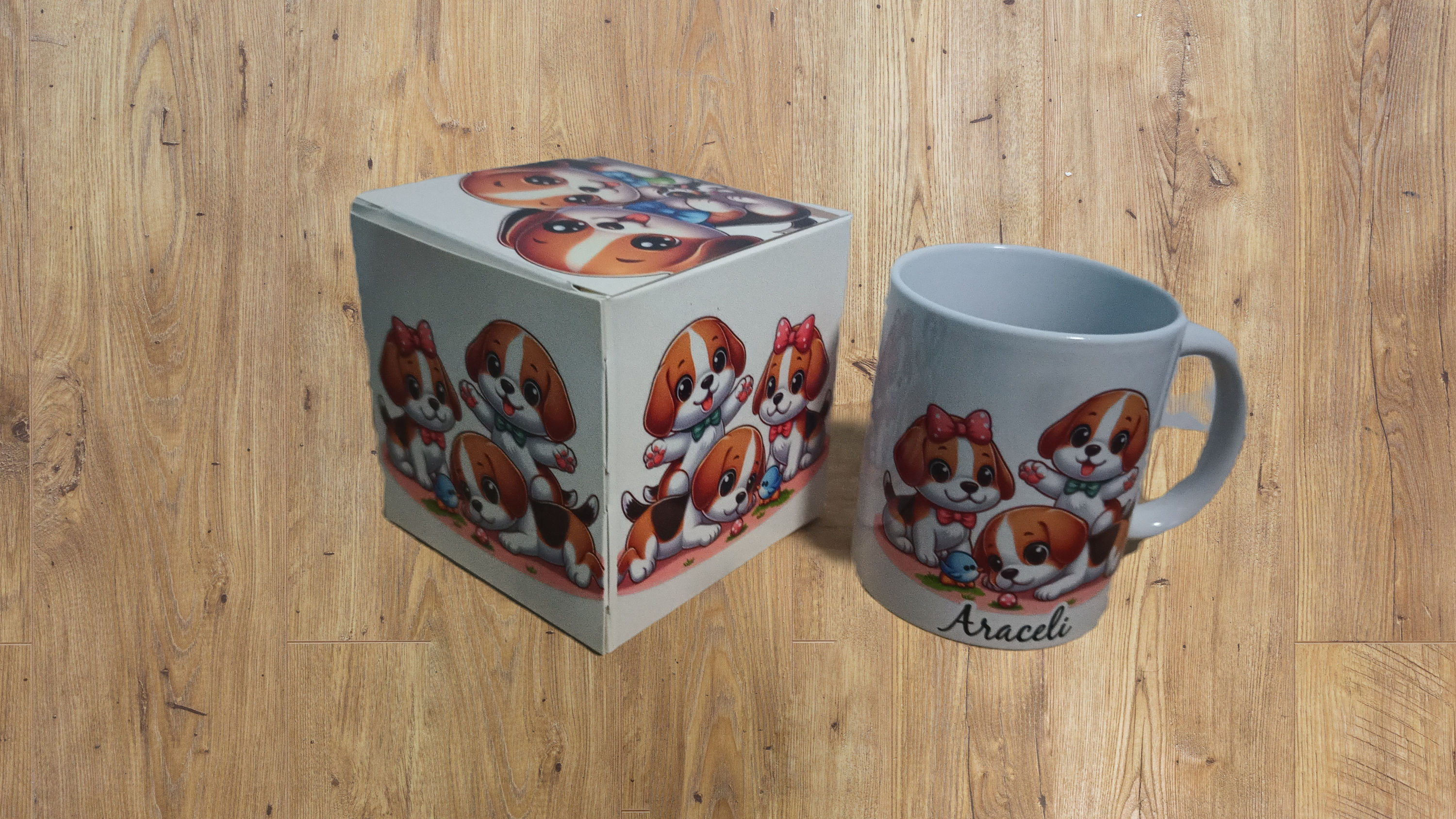 Tazas personalizadas con caja