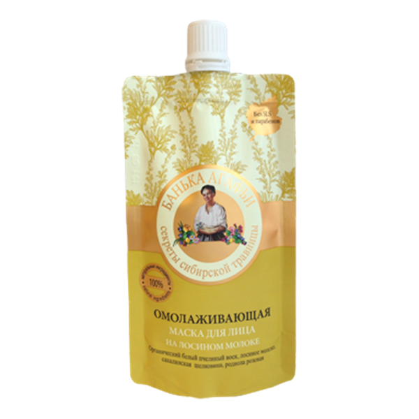 Bania Agafii - maska do twarzy - odmładzająca - 100ml Pervoe Reshenie
