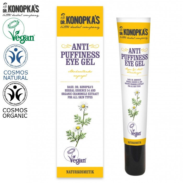 Żel pod oczy zmniejszający obrzęki - do wszystkich typów skóry 20ml Dr.Konopka‘s