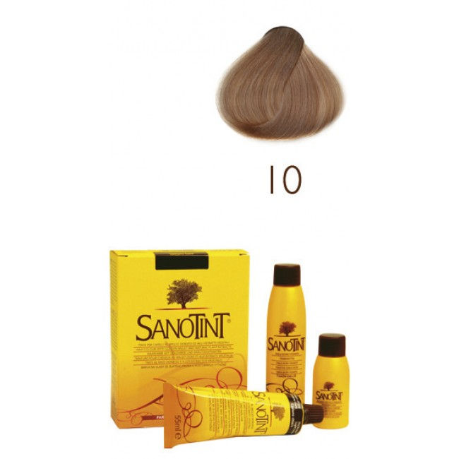 Farba do Włosów na Naturalnej Bazie 10 NATURALNY JASNY BLOND SANOTINT CLASSIC