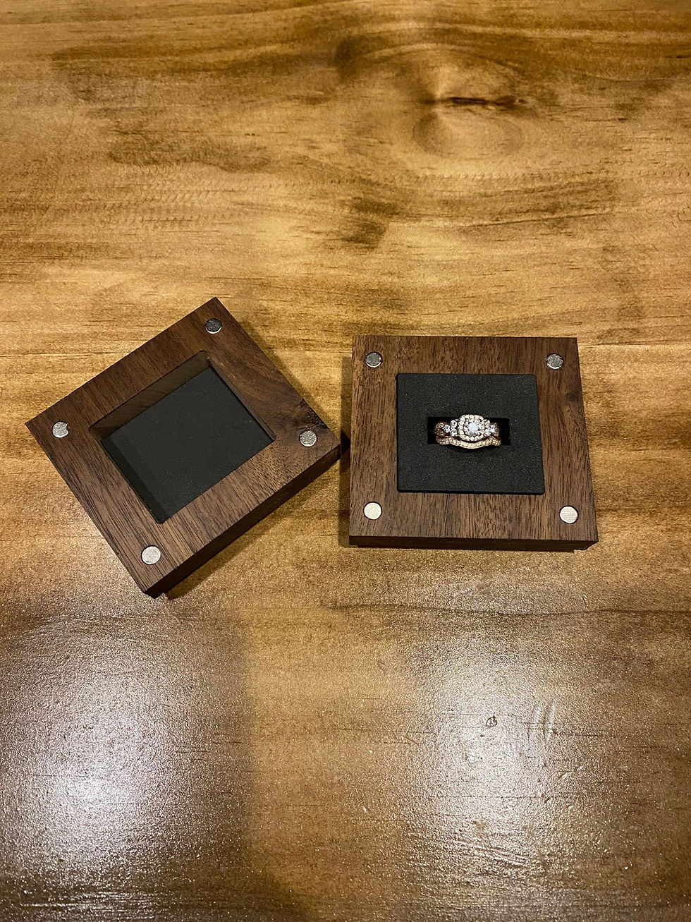 Thumbnail: Walnut Square Ring Box