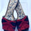 Thumbnail: GUCCI NAVY BLUE LEATHER RED BOW SLIDES