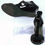 Thumbnail: FENDI BLACK PATENT LEATHER WEDGE T-STRAP SANDALS