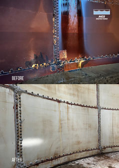 Remedial Works - Glass Fused to Steel Tank