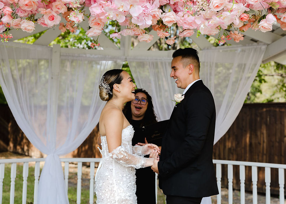 Wedding Ceremony Blush