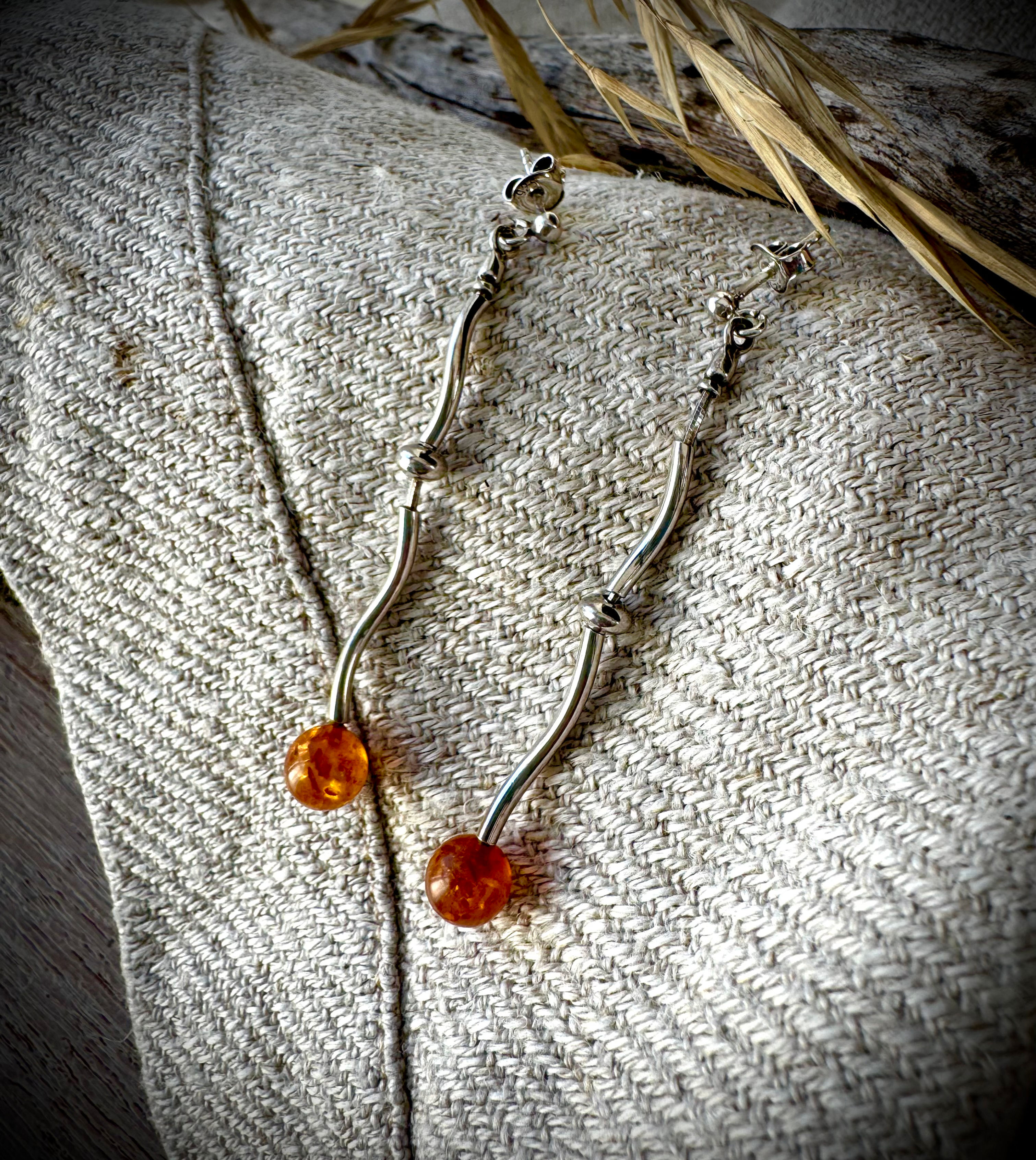AMBER Earrings -F