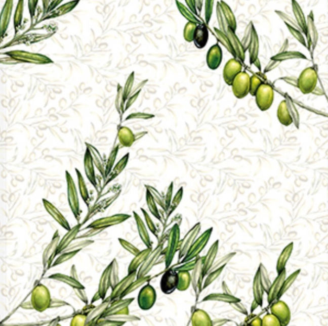 OLIVES Pure Organic Linen Tea Towel