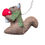 Thumbnail: Squirrel Holding Toadstool Christmas Decorations
