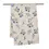 Thumbnail: Blue Linen Flower Tea Towel